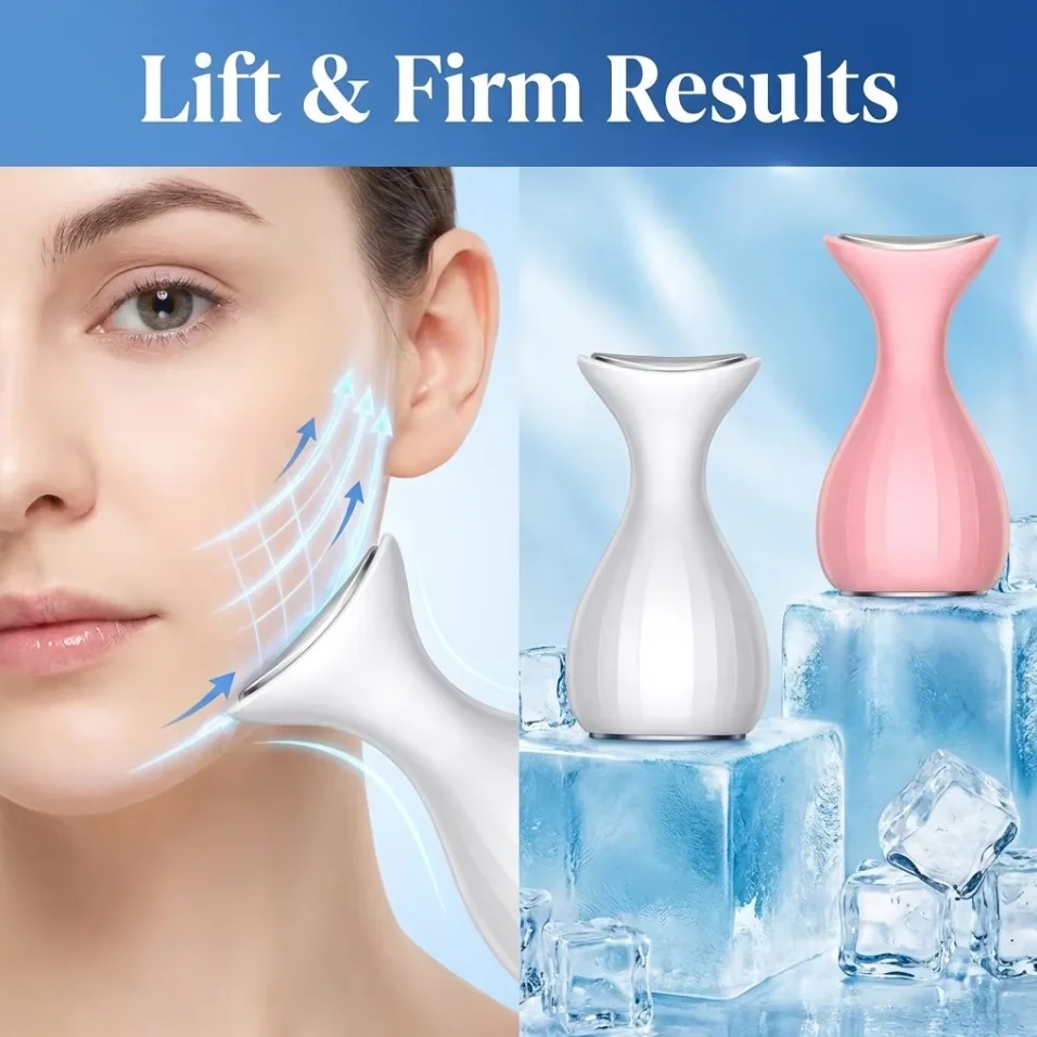 Portable Ice Cold Hammer Face Cooling Massager Tighten Skin Repair Edema Shrink Pores Skincare Lifting Ice Compress Device