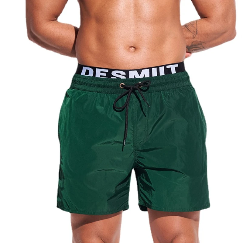 Dubbele Taille Desmiit Badmode Heren Zwemshorts 2023 Snelle Droge Heren Board Shorts Strand Surfen Gym Sport Korte Zwemkoffer Gevoerd