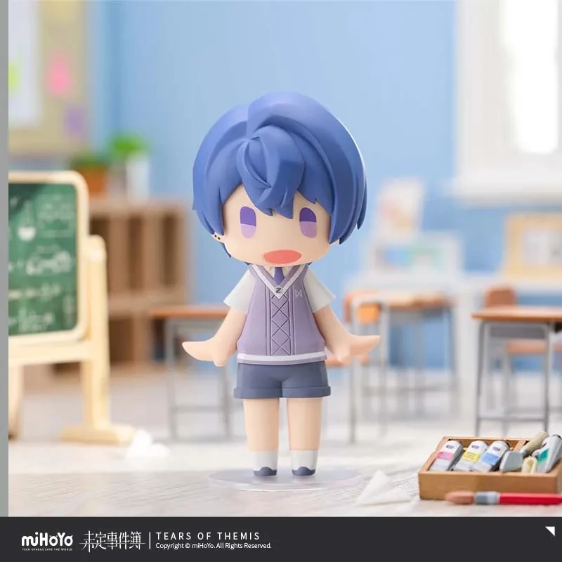 لعبة MiHoYo الرسمية دموع ثيميس مرحبا! ابتسامة جيدة Q-نسخة دمية ماريوس أرتيم الجناح زخرفة أنيمي الشكل تأثيري هدايا عيد الميلاد
