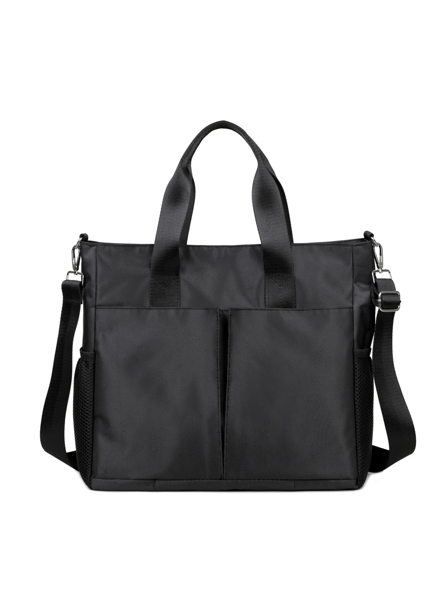 

Waterproof Ox Cloth Briease Men's Single oulder Busin Commuter Document Bag 4 Inch Laptop Bag Large Handheld