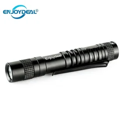 Enjoydeal LED flashlight 1000 Lumens LED Mini Penlight Flashlight Belt Clip Pocket Torch Portable Flash Torch Lamps Use 1xAAA