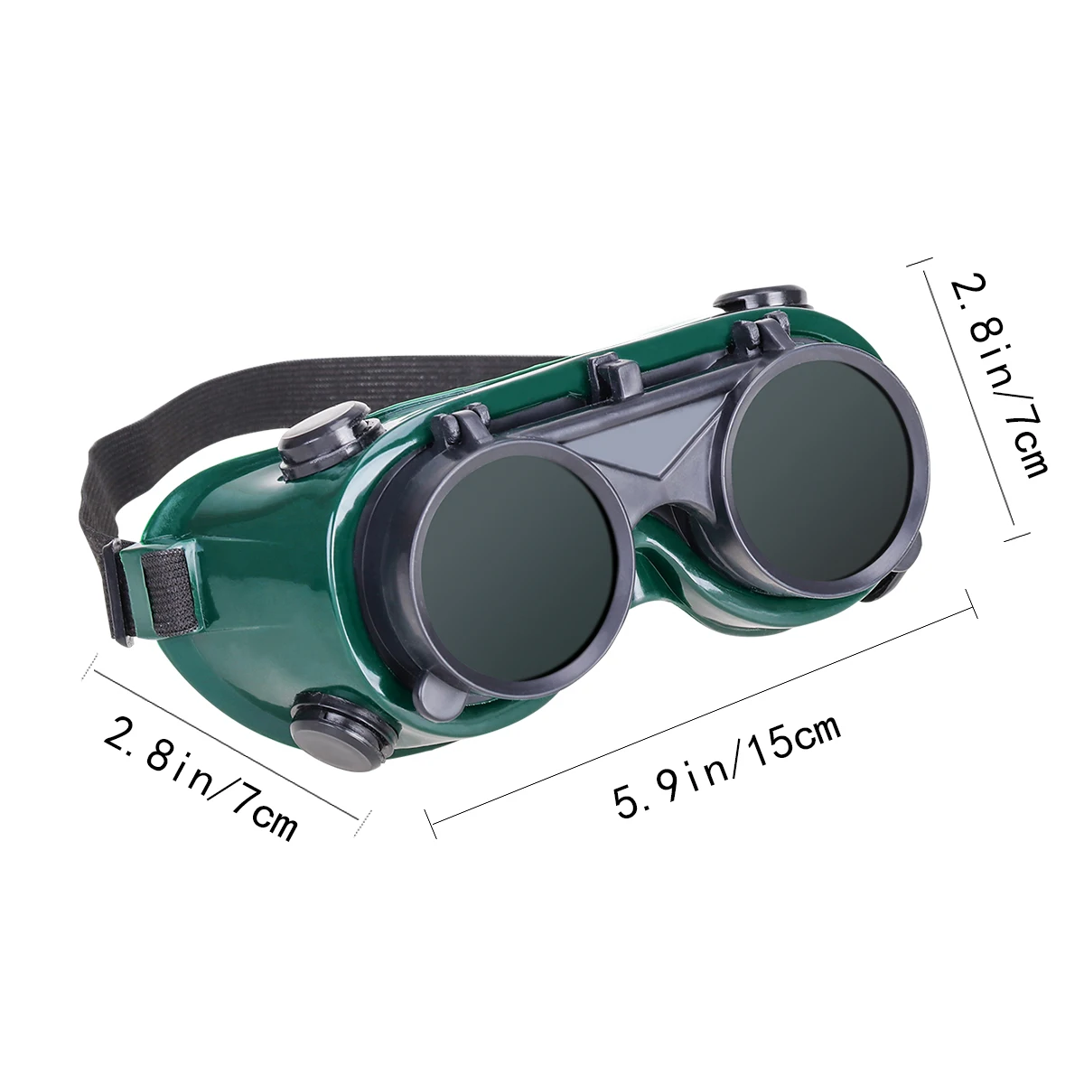 Goggles Eclipse Glasses Portable Welding Eyeglasses Around Wrap Shades Welding Protective Grinding Glasses Welder Accessory