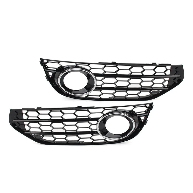 Car Fog Light Open Vent Grill Intake Cover Grille 8K0807681J For  A4 B8 Allroad 2010-2015