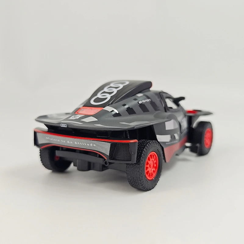 rastar 1: 32 simulation Audi RS Q e-tron alloy car model with doors that can be opened, sound and light return force rally car view 6
