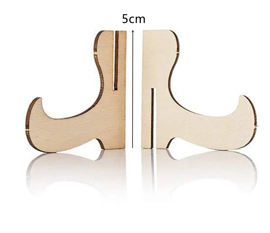 10Pcs/set Creative Mini Wooden Decorative Blackboard Wedding Party Chalkboard Sign Message Table Stand Multifunction Decoration