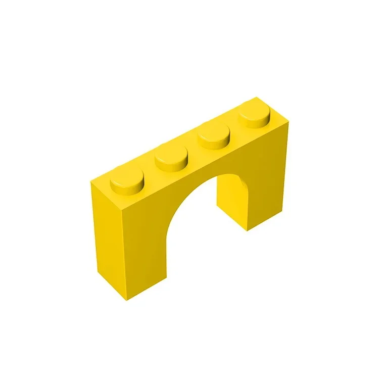 Building Blocks accessories DIY bending Plates 1x4x2 Arch brick 10 PCS Creative Educational toy for children birthday gift 6182