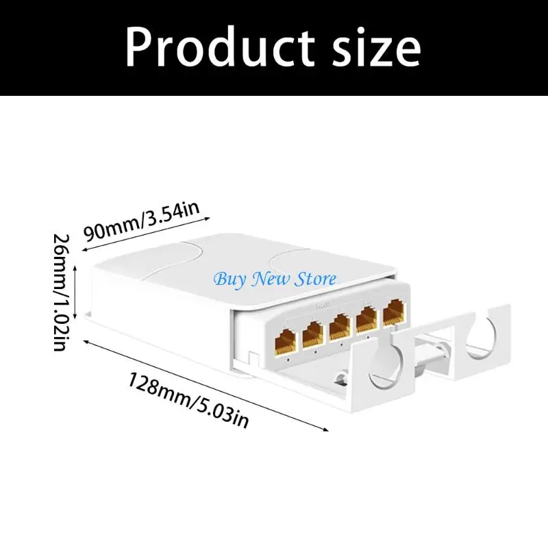20CE Outdoor Waterproof Repeaters Enclosure for 4 Port with LED Monitor