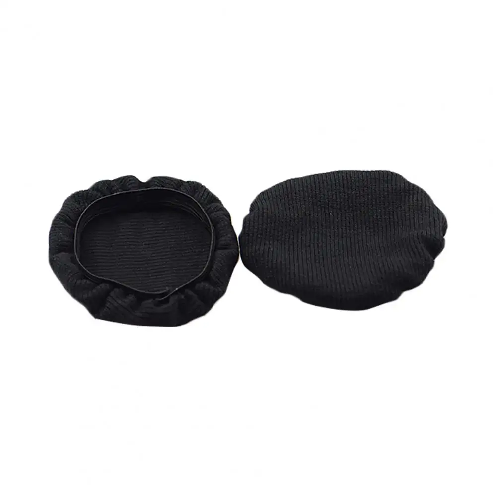 Lightweight 1 Pair Reliable Knitted Headset Dust Protector Knitted Fabric Headphone Cover Safe
