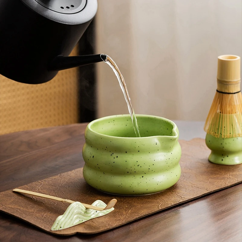 Matcha Green Tea Whisk Teaware Japanese Ceremony Bamboo Chasen Tea Tool Tea Brush Exquisite Matcha Kit For Teaset