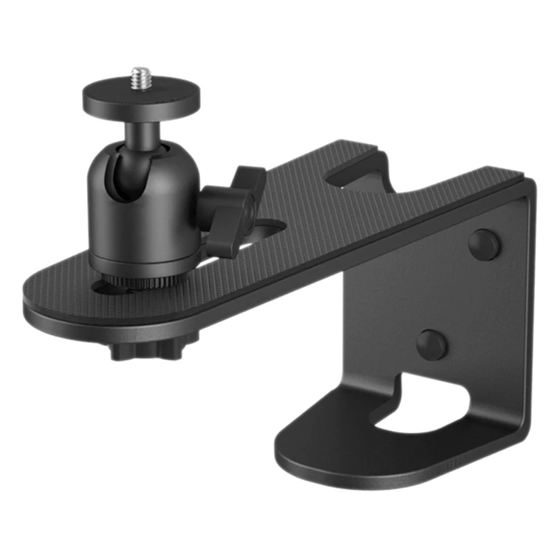 Projector Wall Bracket With Inch 1/4 Screw-Hole Platform 360° Adjustable, Load-Bearing 5Kg,For Micro-Projector