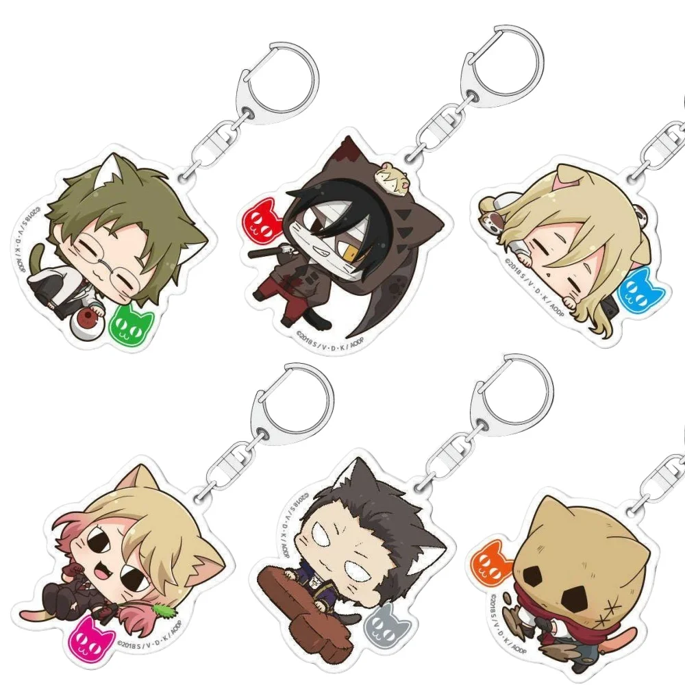 Anime Fans Gifts Charm Angel of Death Gray HD Character Acrylic Keychain Nekomens Ornament birthday present Series About 6cm