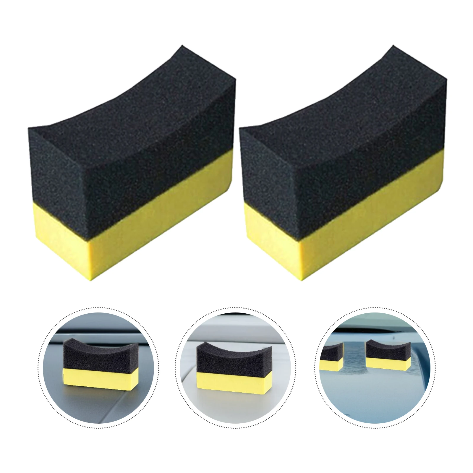 

10Pcs Sponge Smooth Texture Car Wax Applicator Pad for Stubborn Dirt Removal and Auto Detailing Tools