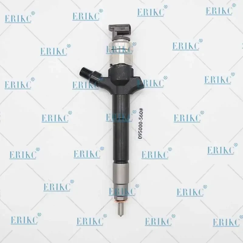 ERIKC 4PCS 095000-5600 COMMON RAIL INJECTOR 1465A041 1465A257 095000-5600 for DENSO Mitsubishi 4D56 TRITON L200