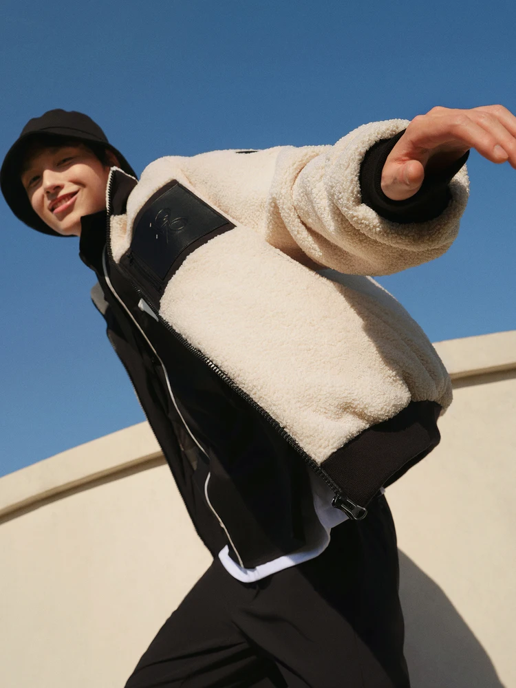 

Мужской зимний пуховик Bosideng с воротником из искусственной овчины со съемным капюшоном, уличная парка, пальто, теплая мода