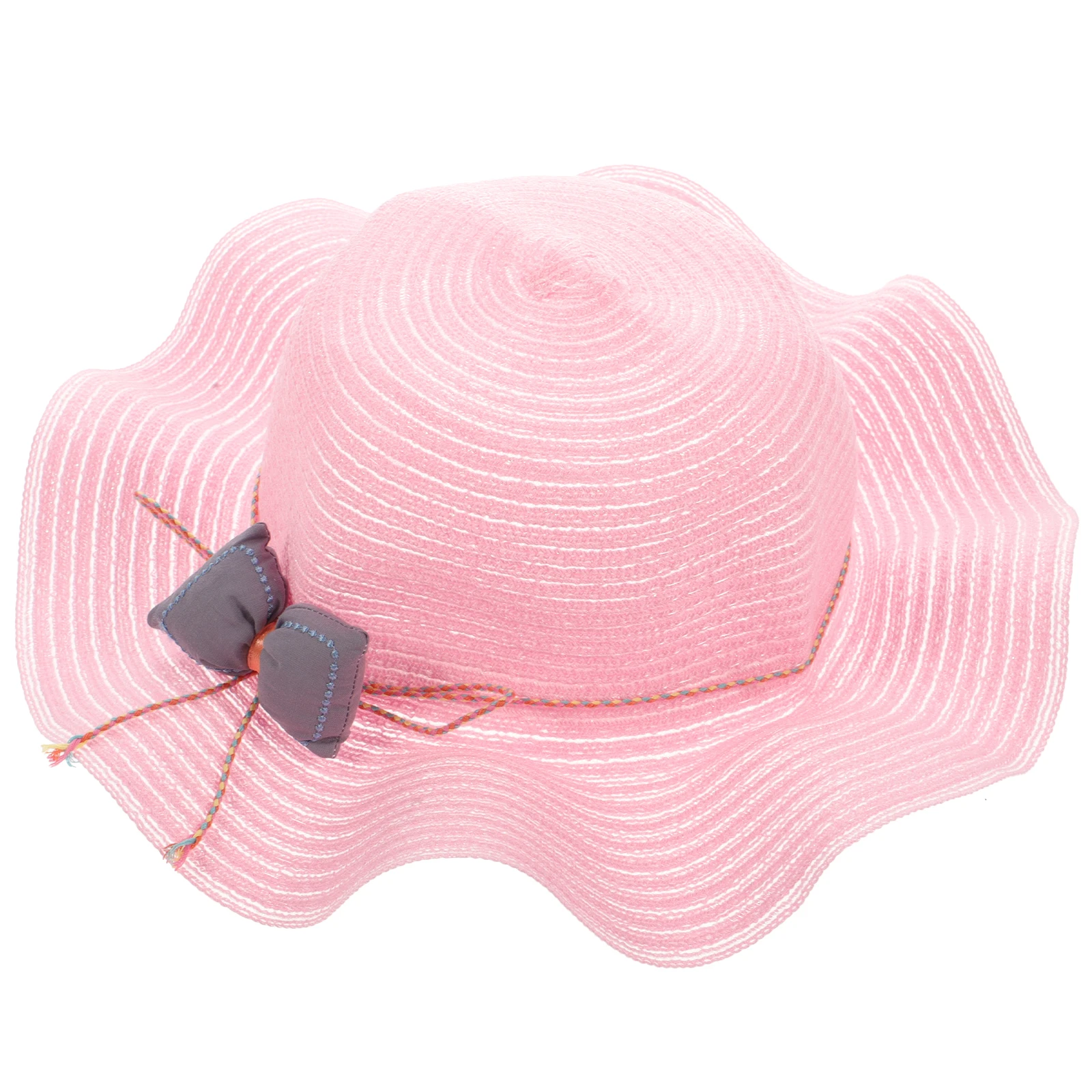 

Toddler Hats Sun Women's Fashion Bucket Girl Bow Tie Girls Beach Summer Pink Child