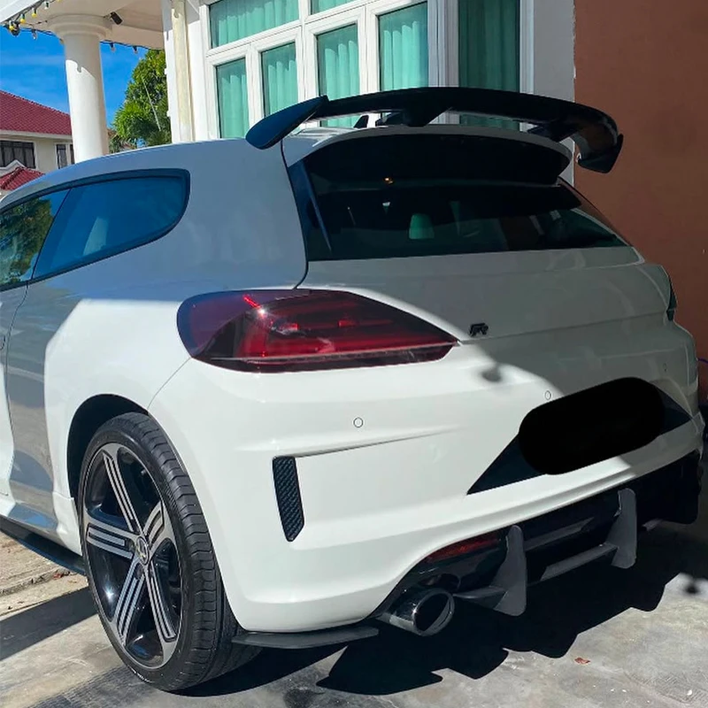 Für VW Scirocco 2009-2016 Jahr Dach Heckspoiler Flügel Zubehör Stamm Schwanz Lip Body Kit