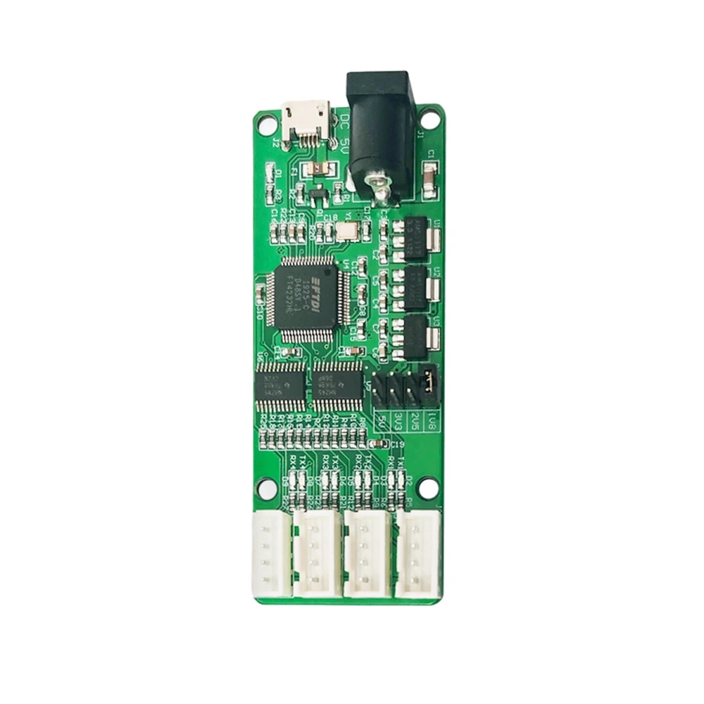 LC-FT4232-4TTL USB to TTL Converter Module 4 Channel High Speed UART Serial Port Communication Board 5V 3.3V 2.5V 1.8V for PC