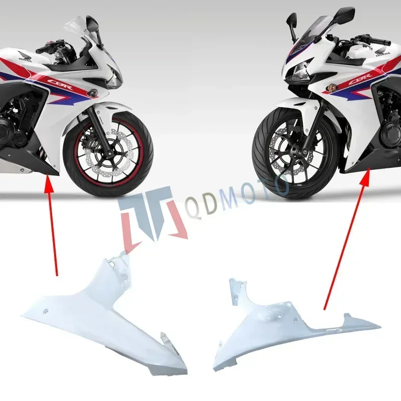 สําหรับ Honda CBR500R 2013-2016 อุปกรณ์เสริมรถจักรยานยนต์ Unpainted ตัวถังรถซ้ายและขวาภายใต้ครอบคลุม ABS ฉีด Fairing