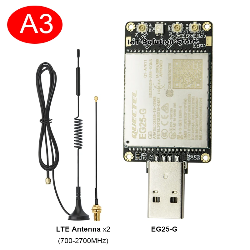 EG25-G 150Mbps/50Mbps Cat.4 Global Region/Operator GNSS GPS 4G LTE USB Dongle CPE Cellular Wireless Network Card EG25 G EG25G