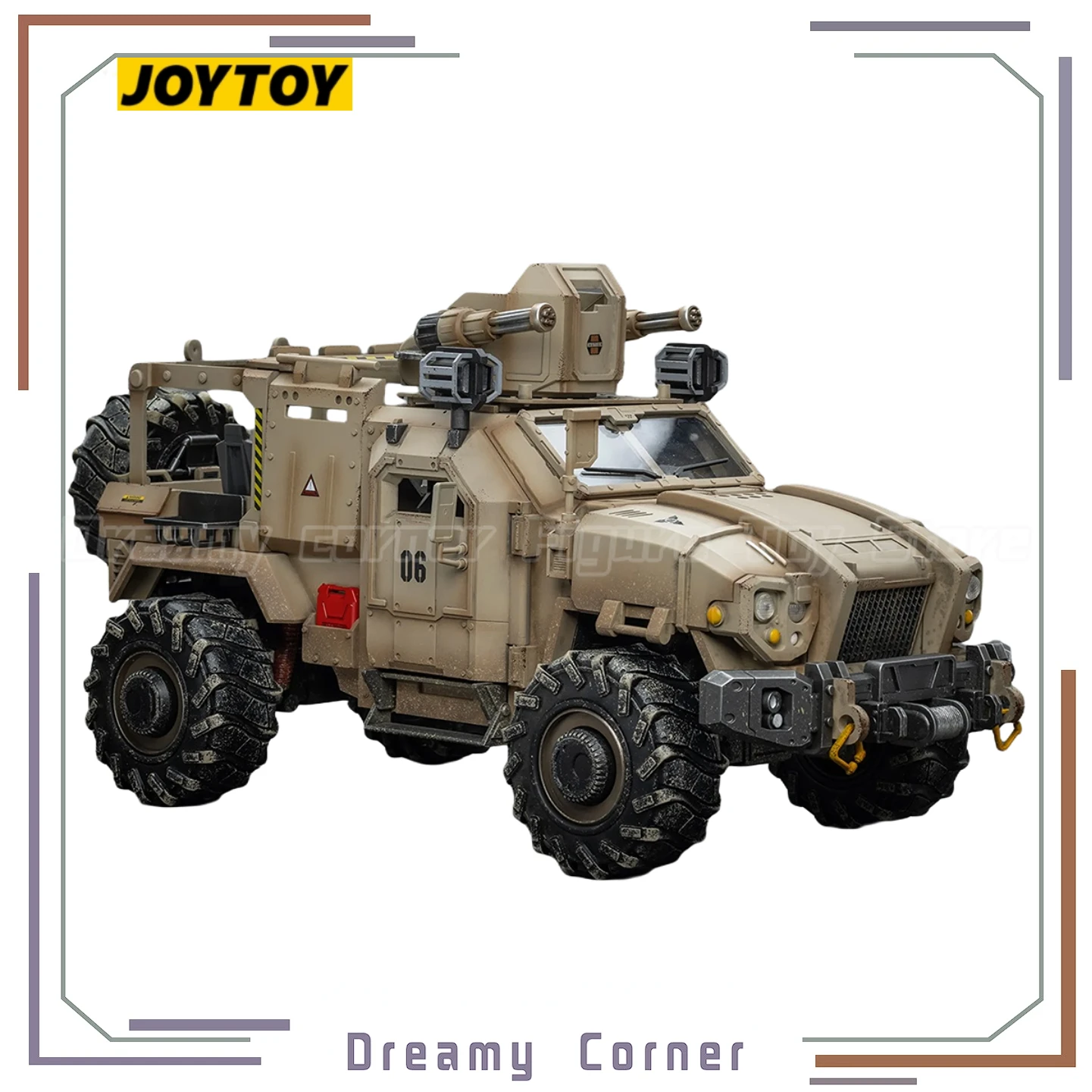 【Op voorraad】JOYTOY MILITAIRE FIGUREN Cycloon Assault Gepantserde Auto 1/18 Actiefiguren Speelgoed Collectie Model Ornamenten