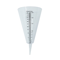 Garden Cone Rain Gauge Transparent Inserted Rain Gauge Equipment