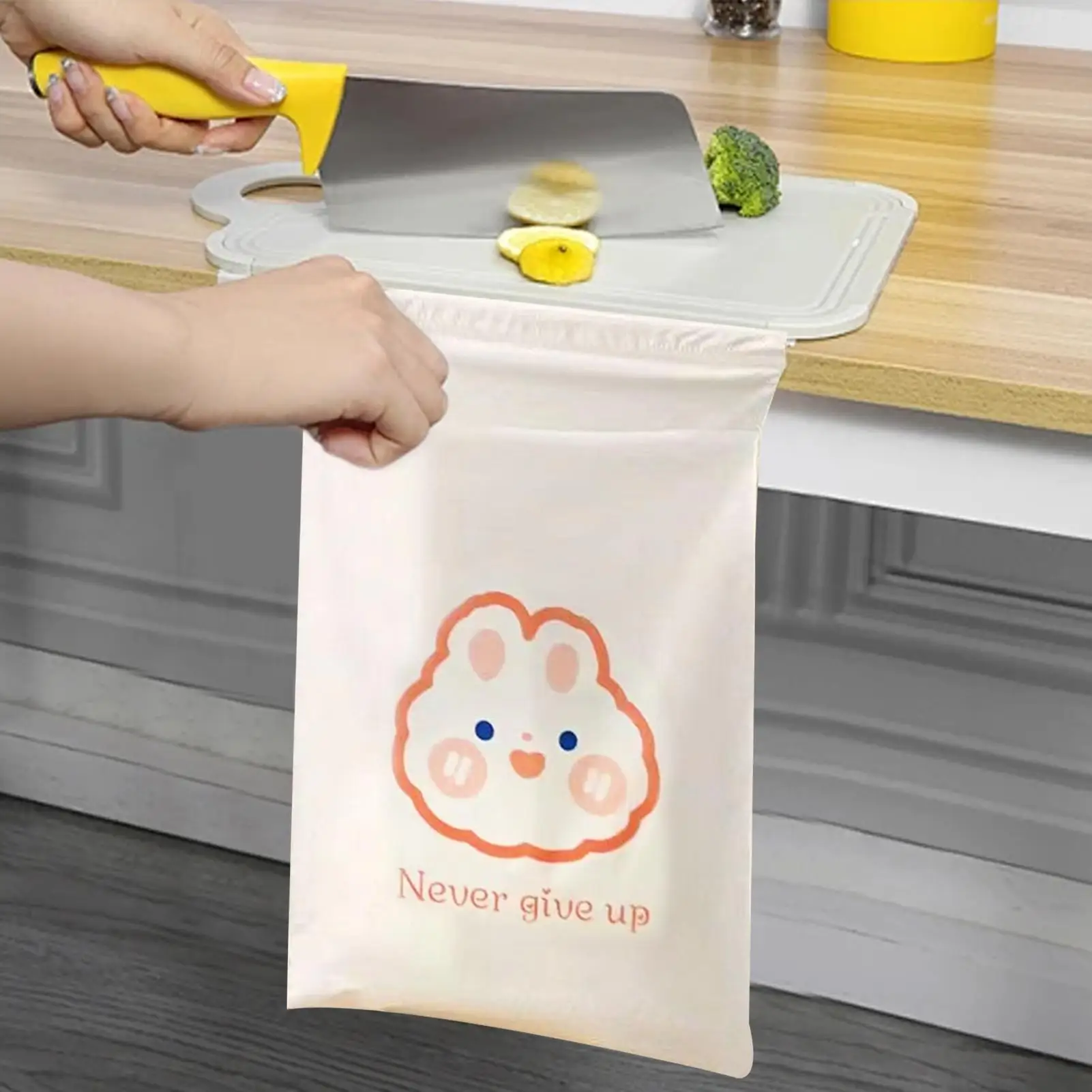 

30 шт., одноразовый мешок для мусора с рисунком автомобиля, портативный универсальный автомобильный дверной мешок для домашнего настольного мусора