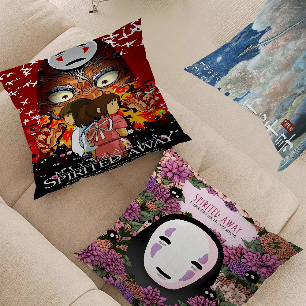 A-Away S-SpiritedS Pillowcase Toon Gift Cushion Cover Bedroom Home Sofa Chair Seat Decor Pillow Case