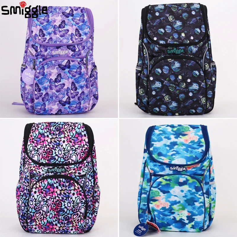 

Genuine Australian Smiggle Violet Rose, Purple Red Heart, Black Planet Light Blue Flowing Sand Flip Book Bag Student Gift