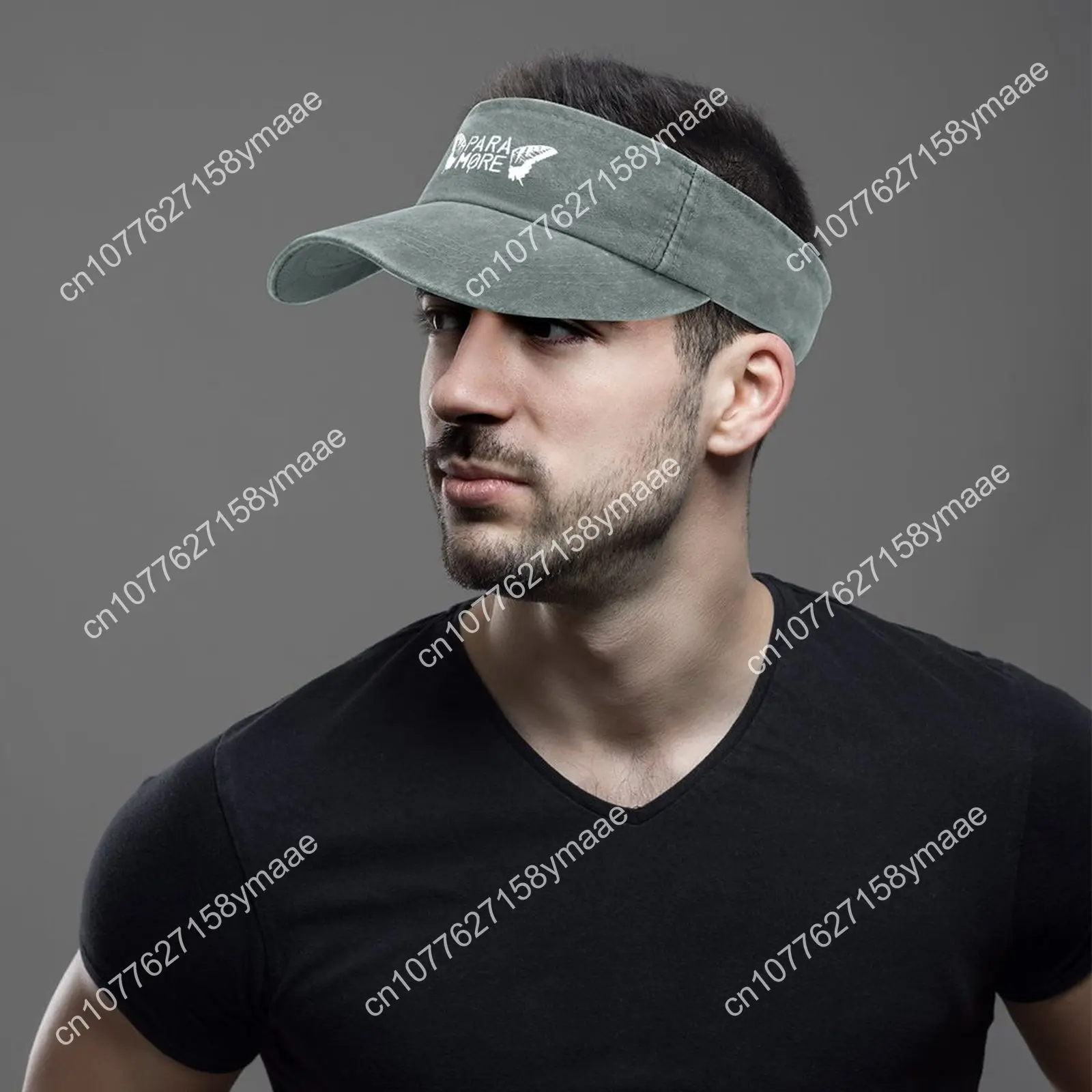 Paramore Band Sun Visor Leaky Top Cowboy Hats Mens Womens Customize DIY Cap Sports Baseball Tennis Golf Caps Empty Open Top Hat