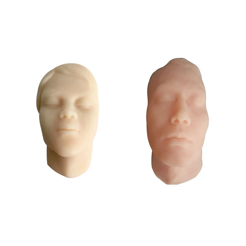 Micro-Shaping Silicone Human Heads Model Simulation Facial Injection Suture Skin Pad Model Dummy