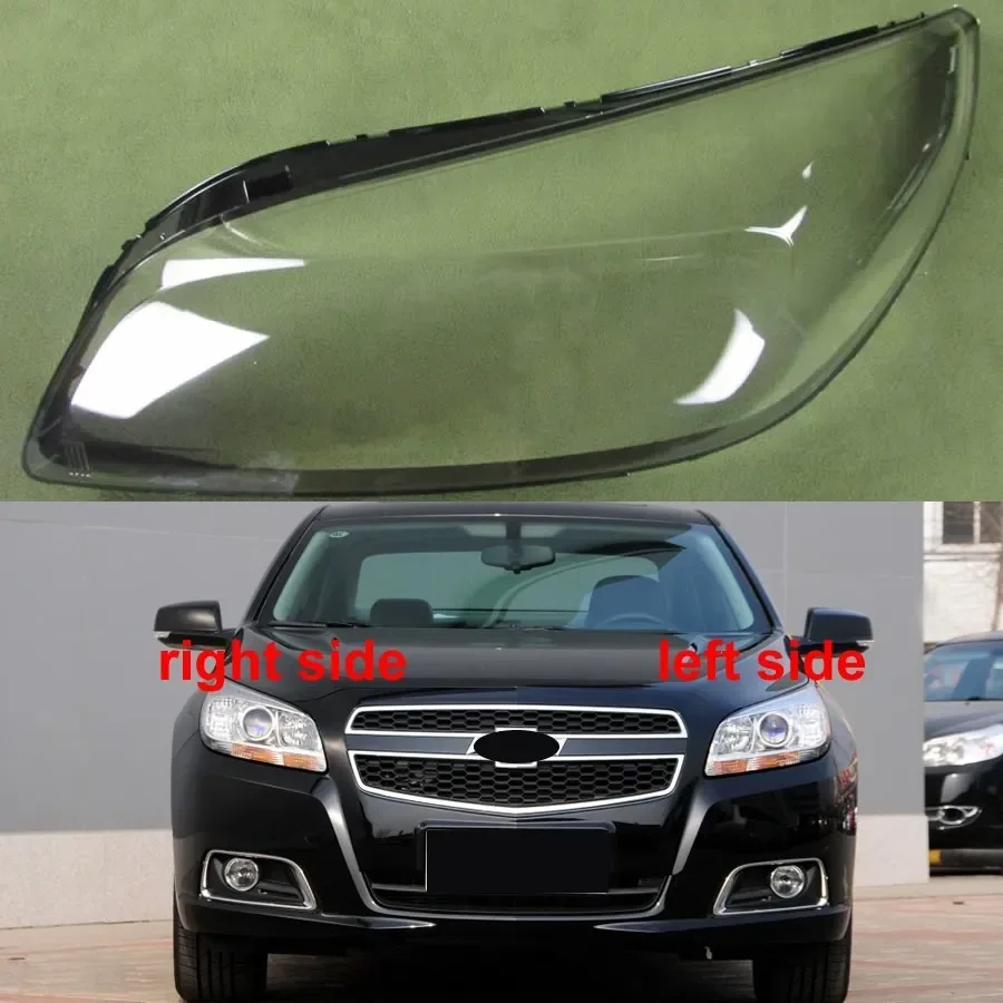 

Transparent Lampshade Lamp Shade Front Headlamp Shell Headlight Cover Lens Plexiglass For Chevrolet Malibu 2012 2013 2014