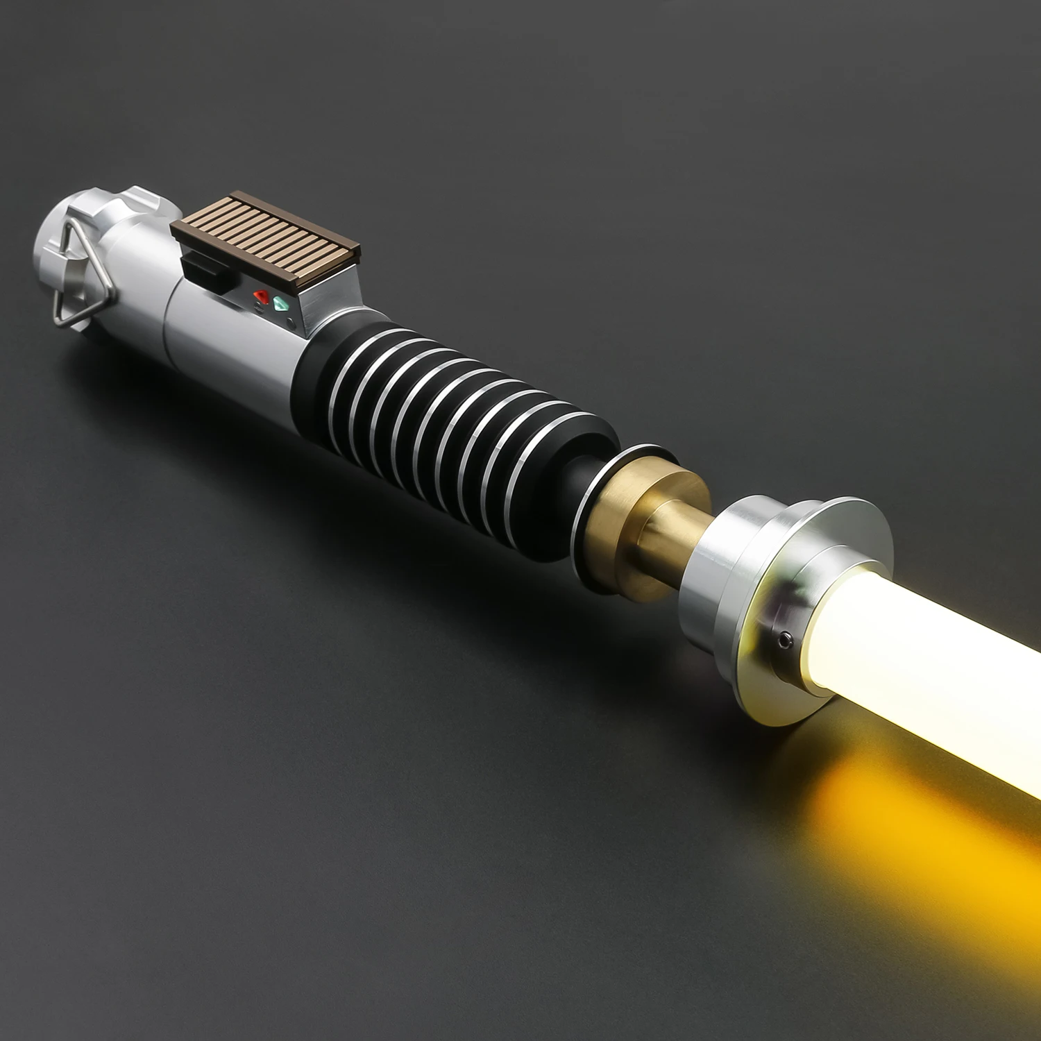 TXQSABER Noe Pixel Luke Skywalker Lightsaber Jedi Heavy Dueling Luke ROTJ Light Sword Smooth Swing FOC Ghost Effects Cosplay Gif