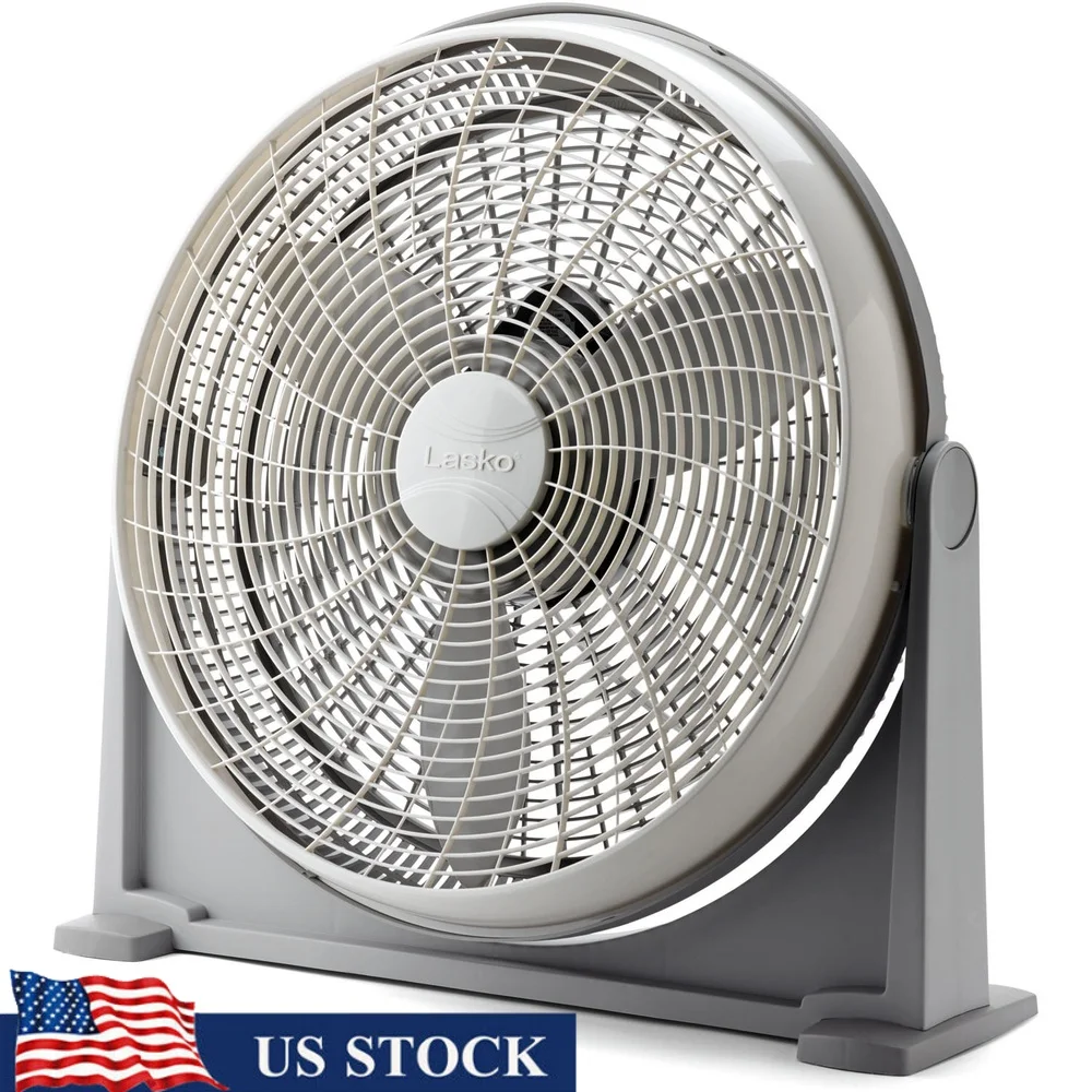 

20-дюймовый вентилятор с циркуляцией воздуха, легкий портативный настенный монтаж, 3-скоростной энергоэффективный предохранитель для внутреннего использования, внесенный в список ETL