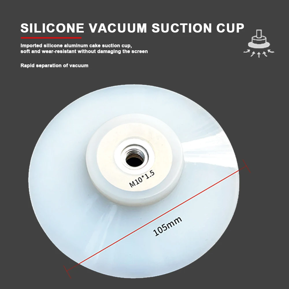 Valve Type Suction Cup Assembly LCD TV Screen Suction Silicone Vacuum Repair Tool