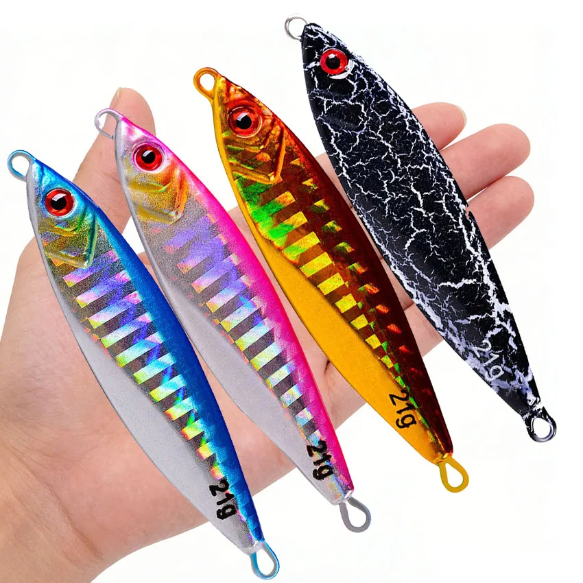 Señuelo de pesca Jig VIB de Metal, 14g, 21g, 30g, señuelos que se hunden, plantillas de mar, cuchara, pesca de invierno, bueno para pesca, señuelo de Jigging, cebo de hielo duro