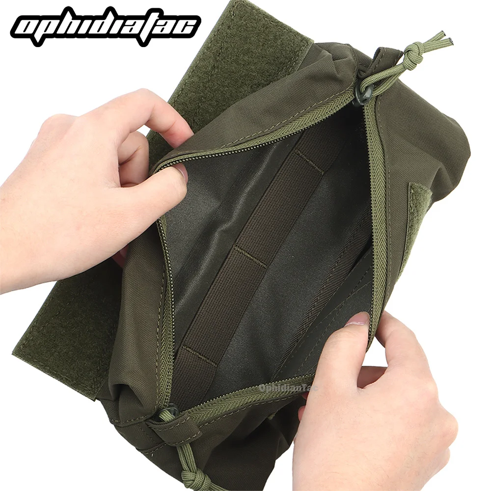 OPHIDIAN Belly Side Bag Trash Bag Mini Vest Waist Bag for JPC CPC LBT D3CR MK3 MK4 Plate Carrier Storage Hunting Gear