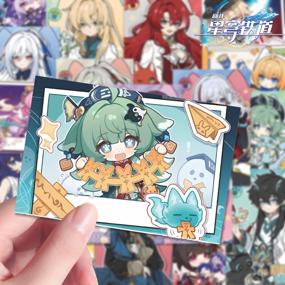 

Honkai: Star Rail Game Merch Stickers Jiaoqiu Misha Aventurine Huohuo Dr. Декоративная наклейка соотношение Gallagher для компьютерного журнала
