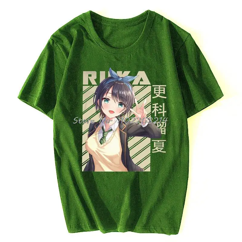 Ruka Sarashina Active Harajuku TShirt Rent A Girlfriend Cute Girls T Shirt Men Short Sleeve Gift Tees Oversized Streetwear