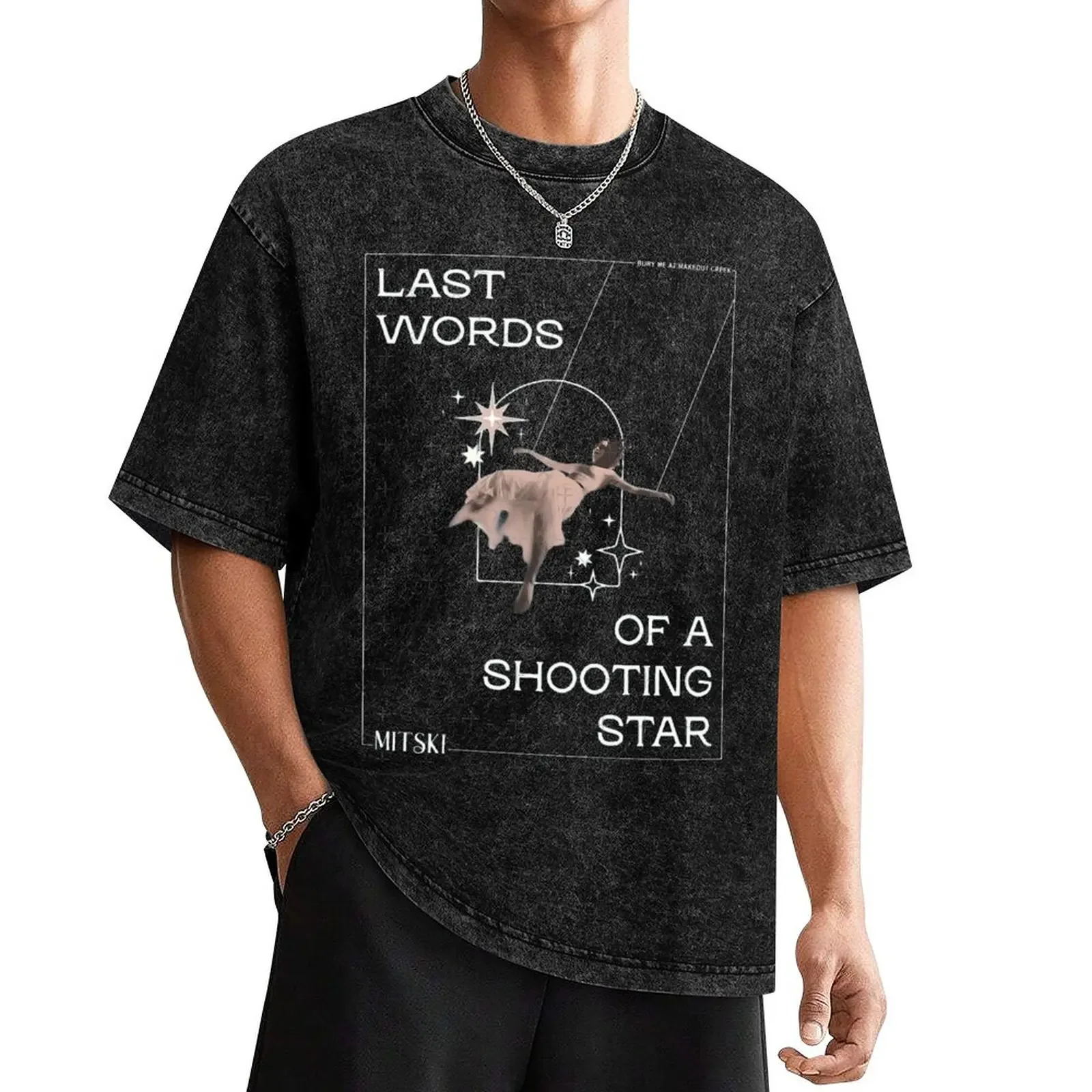 MITSKI Last Words Of A Shooting Start T-Shirt cotton graphic tees quick drying mens t shirt graphic