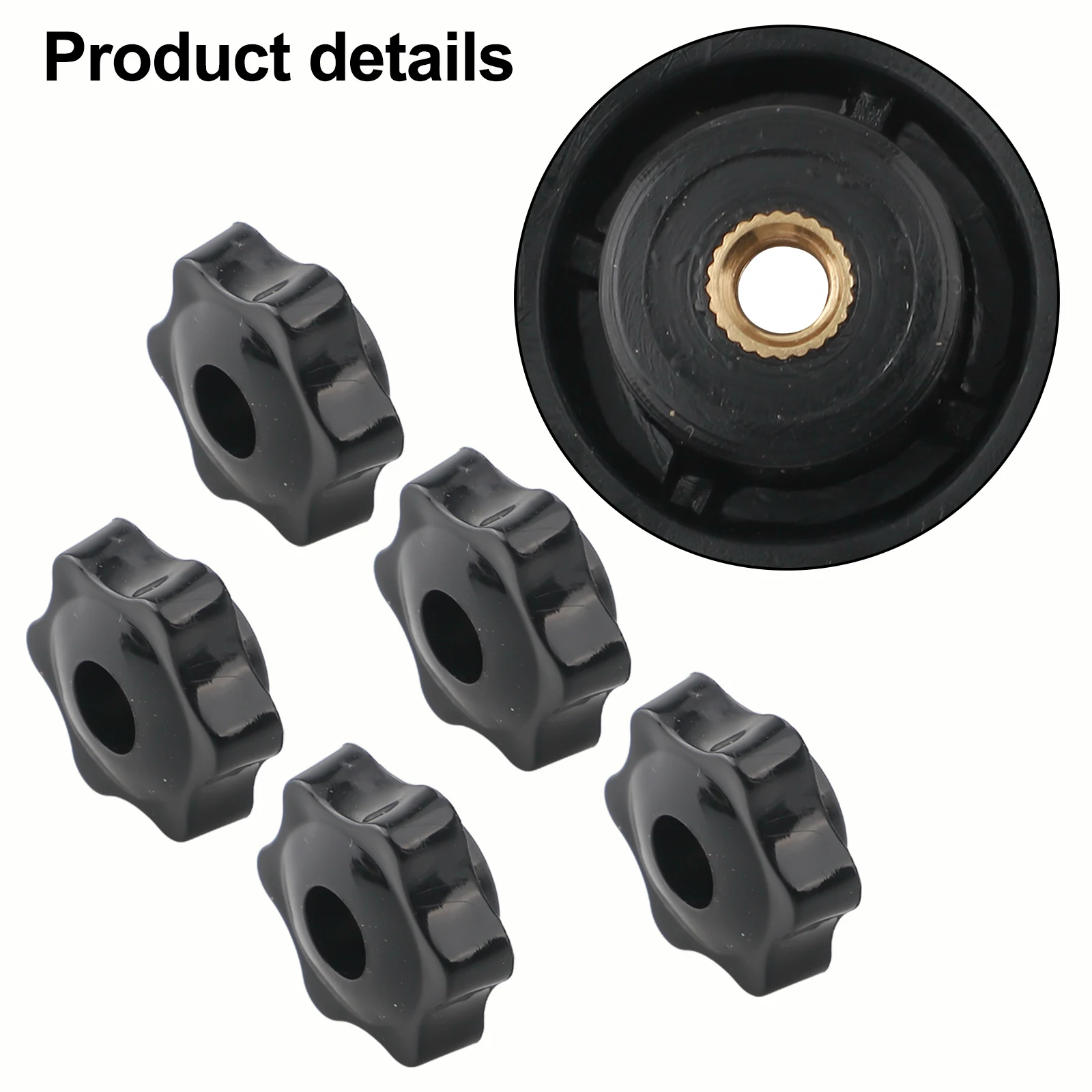 Effortless Screwing Industrial Equipment Plastic Star Nuts Knob Grip Screw Industrial Equipment Manual Adjustment
