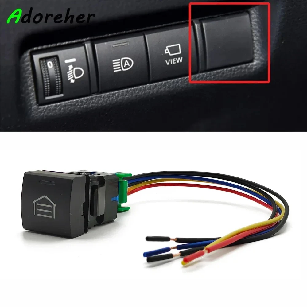 Car Led Light Switch Garage Button with Wire For Toyota Camry V70 2018 Avalon Rav4 2020 prado 150 Hiace Corolla Altis 2019