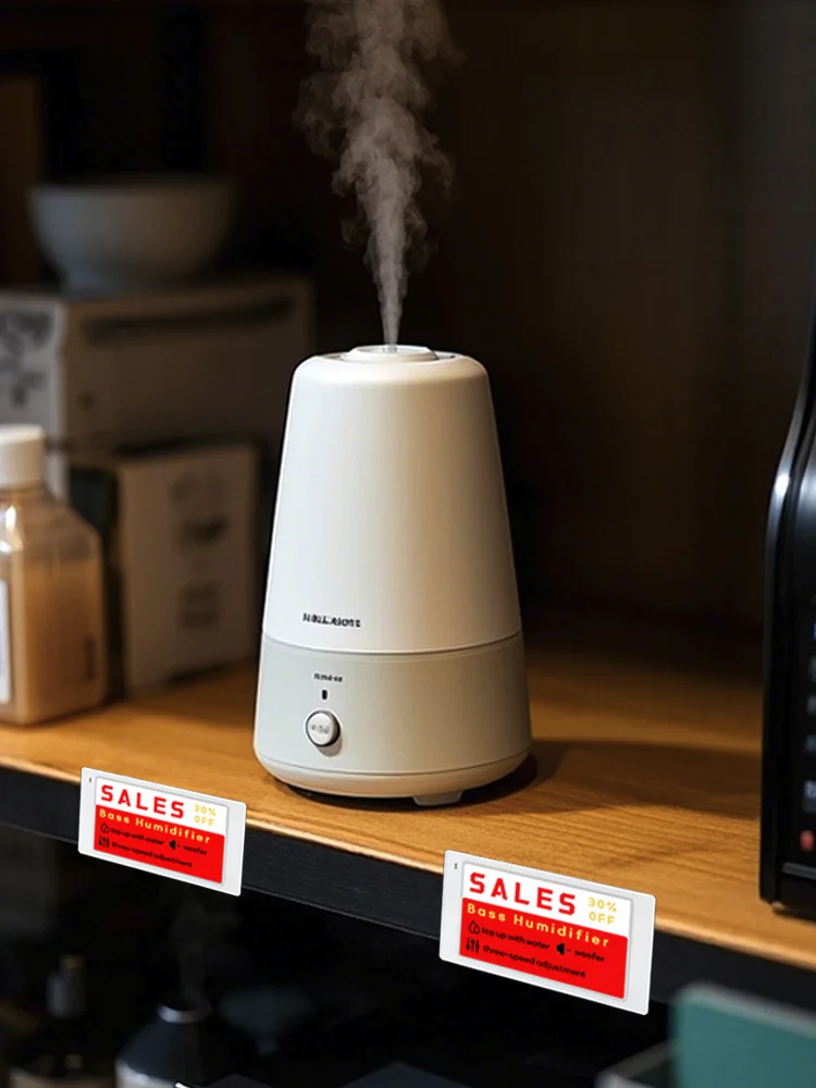 Etichette elettroniche Prezzo 5 pezzi Tag prezzo elettronico Ble da 3,7 pollici per supermercato