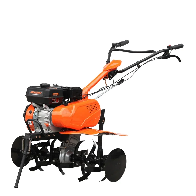 170f four-stroke multifunctional power tiller machine gasoline hand-activated mini cultivator