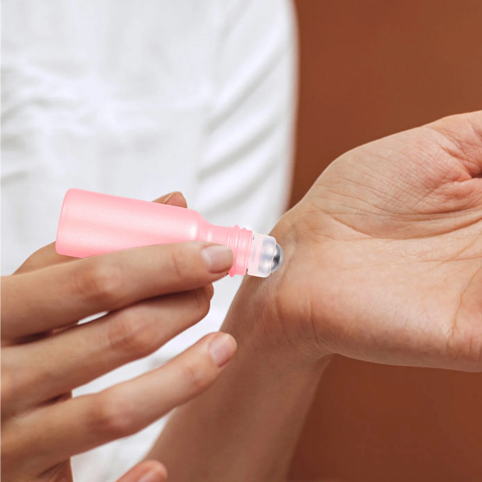 

10Pcs Essential Oil Roller Bottles Glass Leak-Proof Portable Refillable Roll on for Perfume Massage Oils Roller Bottles for Oils