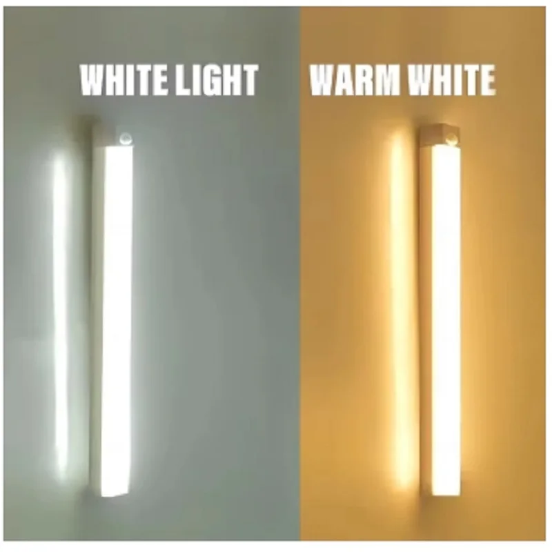 充電式 LED バーライト モーションセンサー付き 調光可能なナイトライト ポータブル誘導キャビネットランプ キッチンルーム用 タイプ C