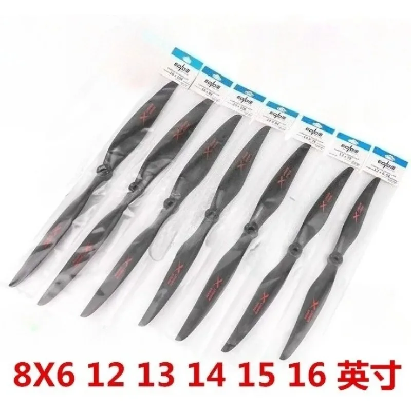 

1 шт. EOLO 8x6 12 13 14 15 16 дюймов пропеллер CW CCW 30-70E с фиксированным крылом, многосевой круизный пропеллер, черные детали для самостоятельного изготовления, аксессуары