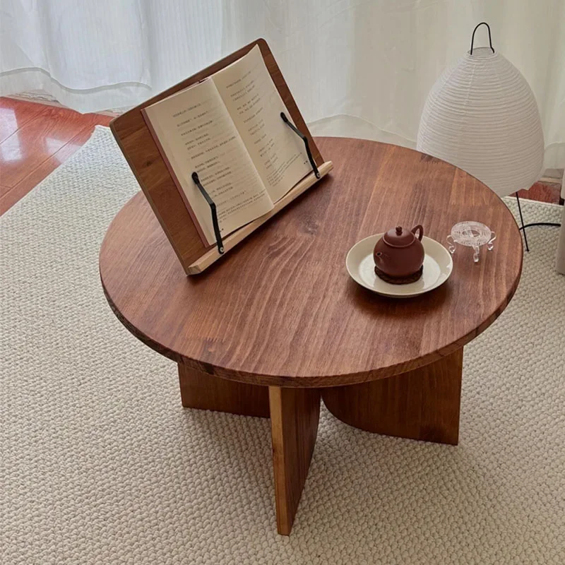 

Round tea table Nordic balcony removable table