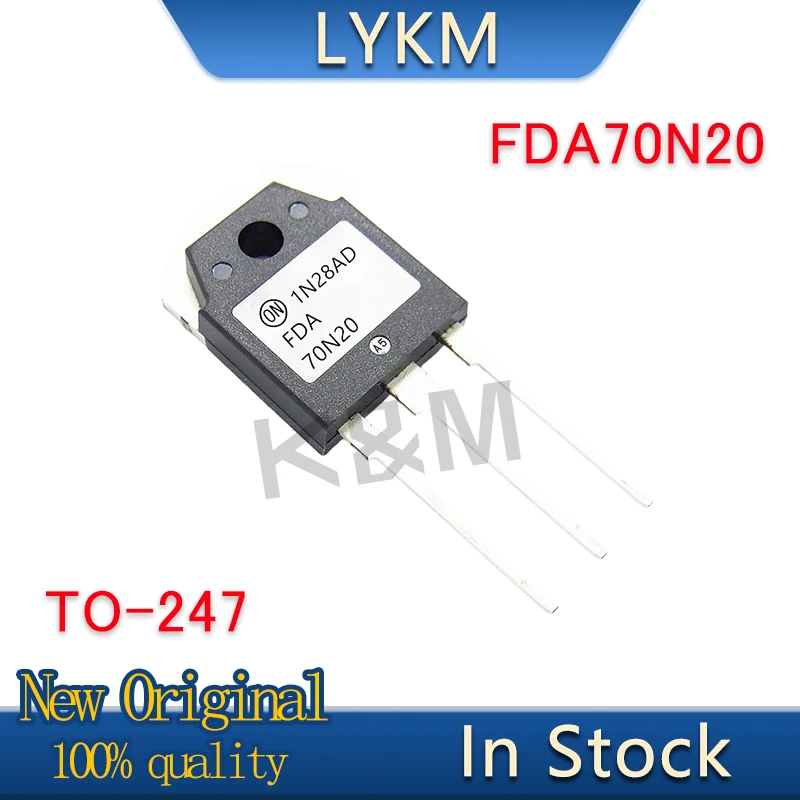 

5/шт новый оригинальный FDA70N20 FDA 70N20 TO-3P 70A 200V трубка с полевым эффектом