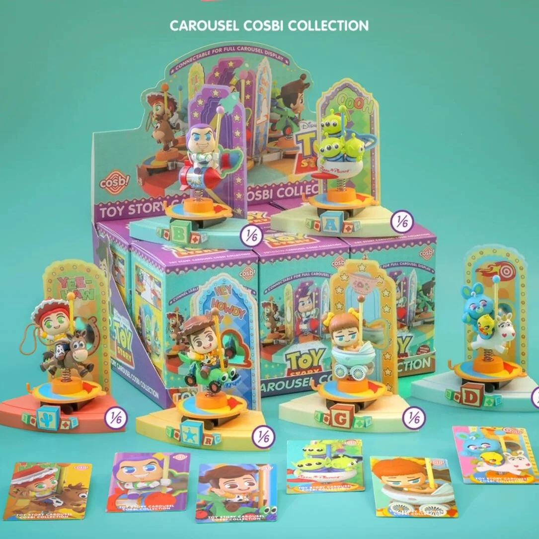 

Toy Story Carousel COSBI Collection Blind Box Merchandise Mini Figure Ornament Doll Cute Desktop Decoration Mystery Bag Toy Gift