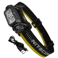 2025 NITECORE NU40 1000 LMs Light Weight High Capacity Built In Li-ion Rechargeable Battery Headlamp Gear Outdoor Camping Search